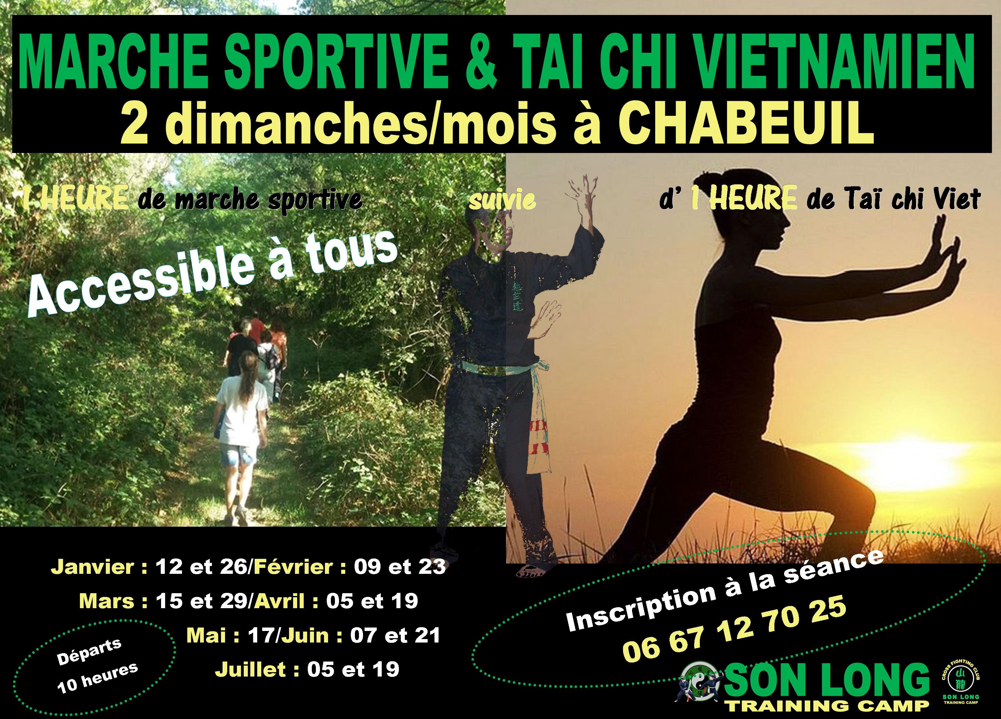 Marche Sportive & Tai Chi Vietnamien à Chabeuil
